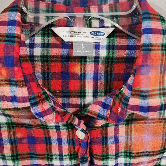 God Is Good All The Time Custom Christian Upcycled Plaid Shirt, Women's S - Picture 3 of 5